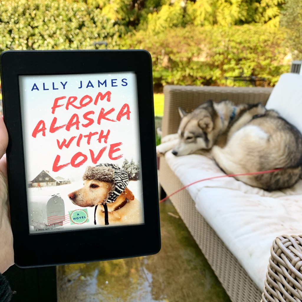 From Alaska With Love by Ally James on Kindle with husky in the background