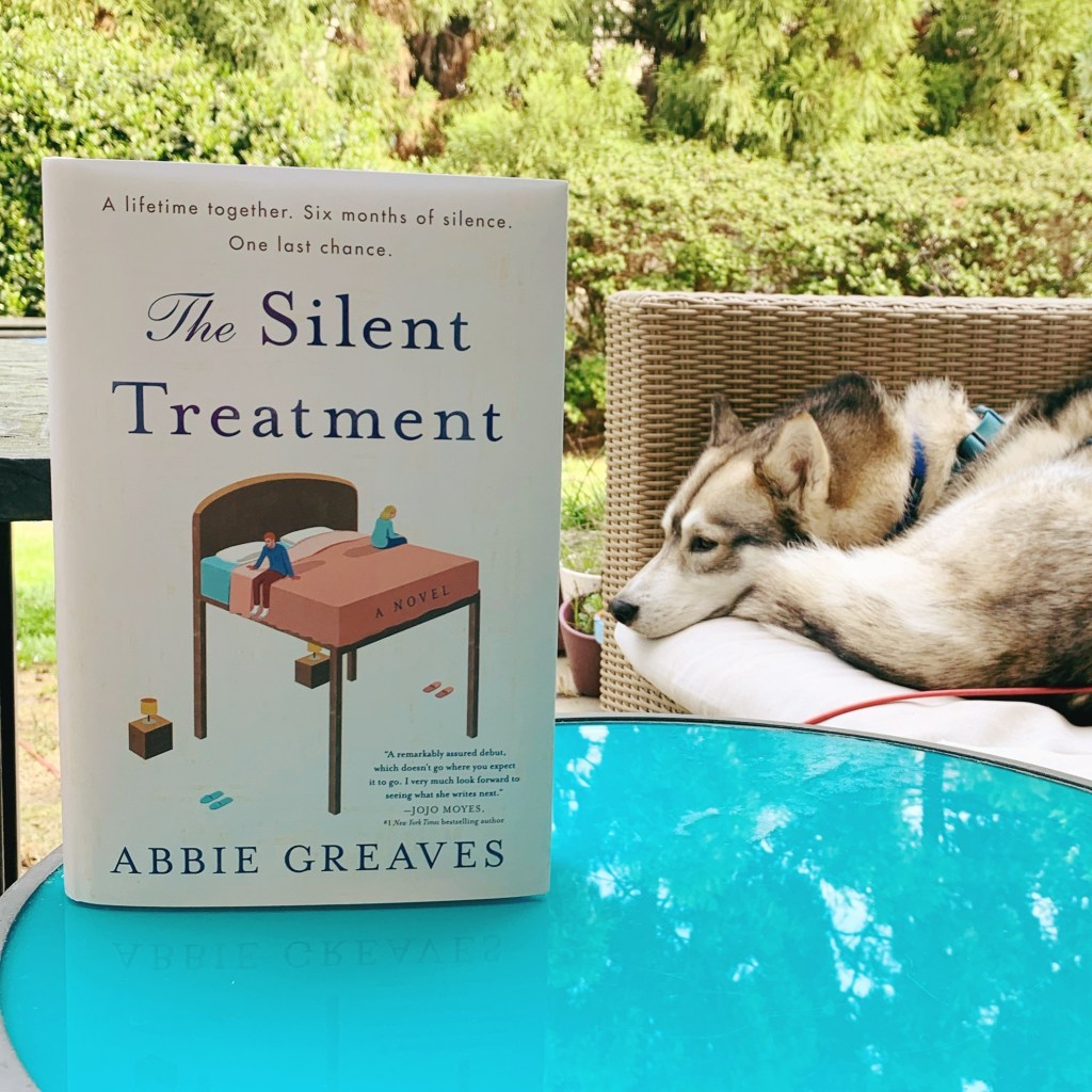 The Silent Treatment by Abbie Greaves hardcover with husky 