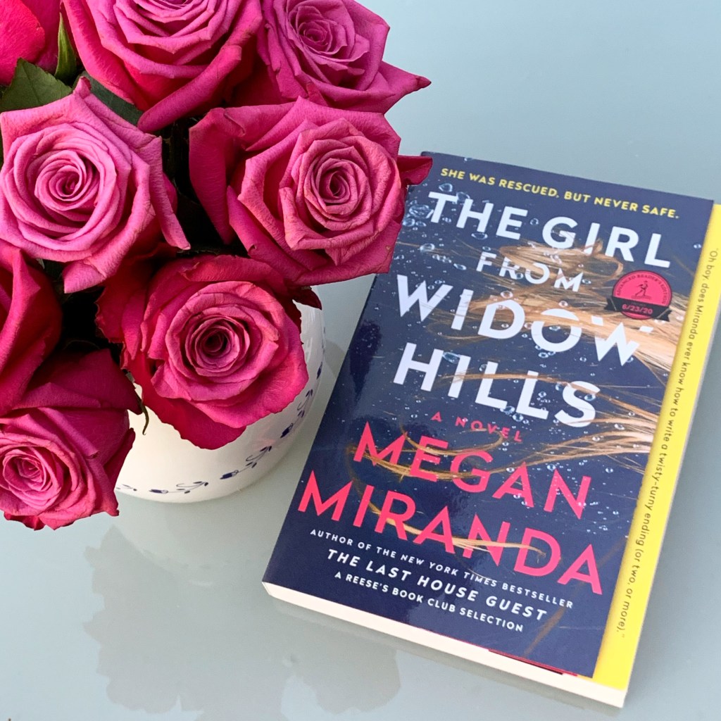 The Girl From Widow Hills book with roses