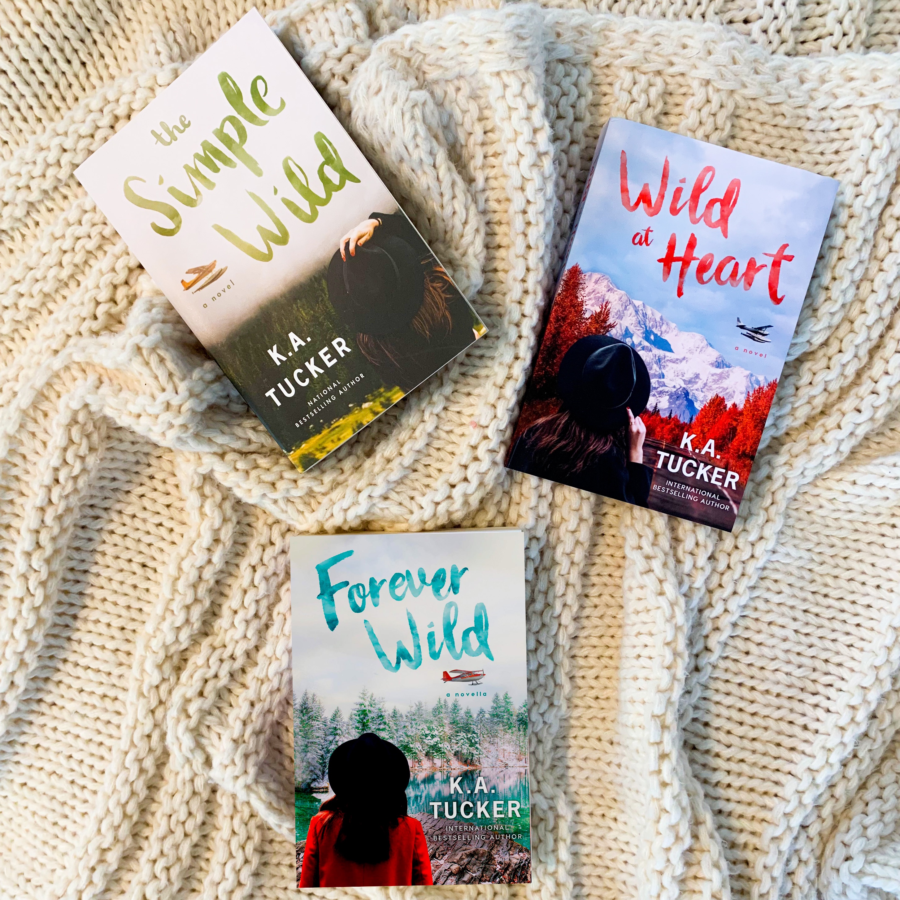 The Simple Wild, Wild At Heart, and Forever Wild paperbacks